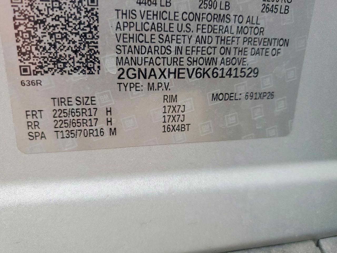 2019 Chevrolet Equinox Ls - zdjęcie 14