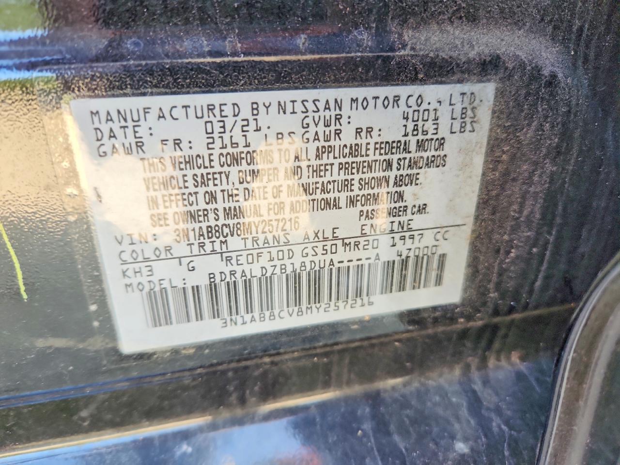 2021 Nissan Sentra Sv - zdjęcie 13