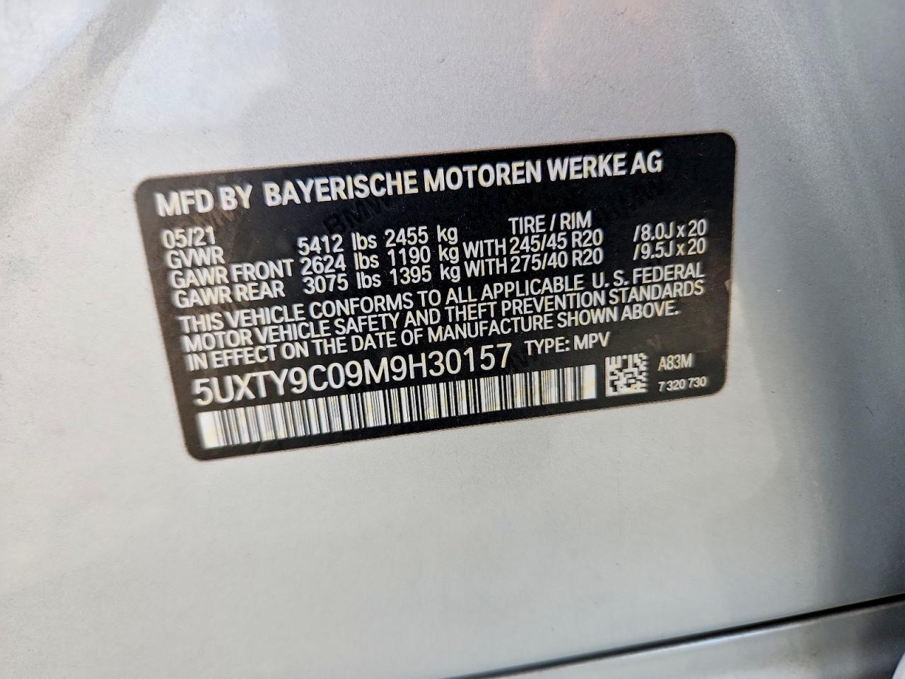 2021 BMW X3 xDrivem40I - zdjęcie 12