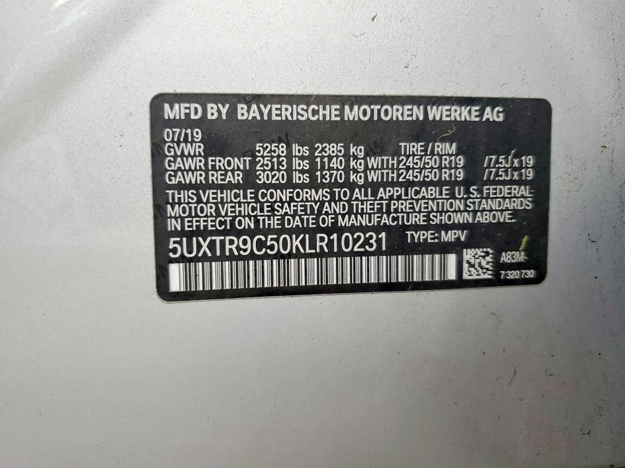2019 BMW X3 xDrive30I - zdjęcie 13