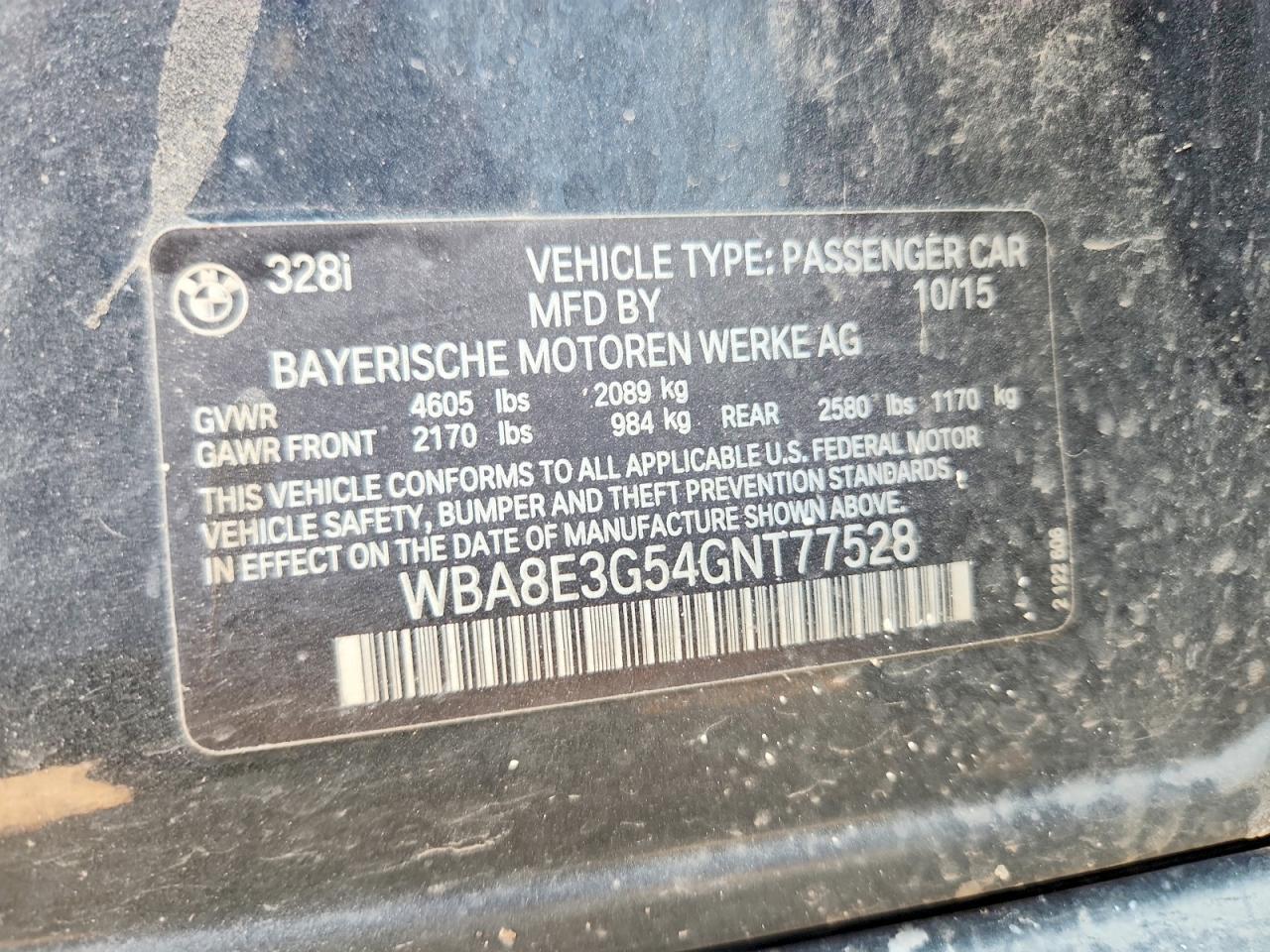 2016 BMW 328 Xi Sulev - zdjęcie 12