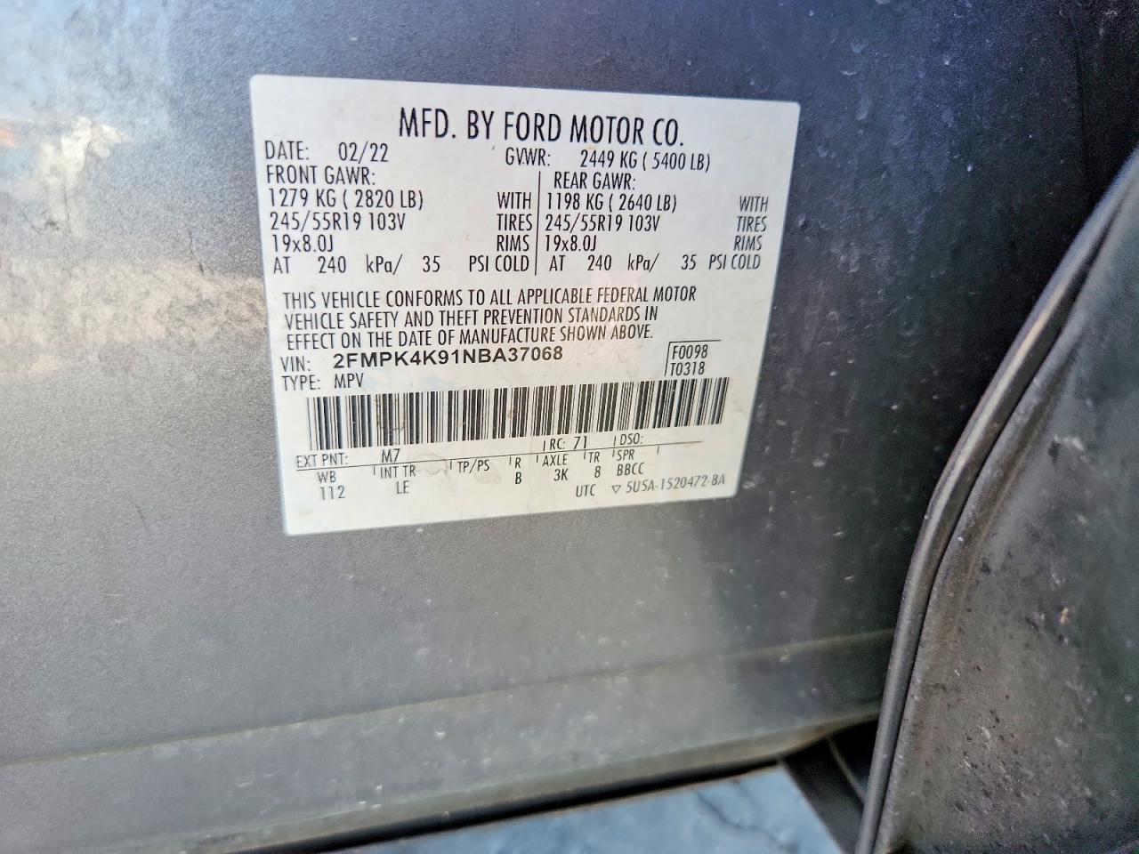 2022 Ford Edge Titanium - zdjęcie 13