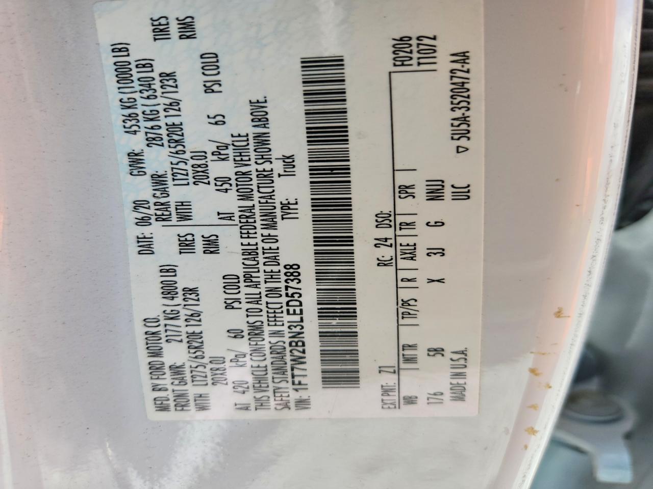 2020 Ford F250 Super Duty - zdjęcie 12