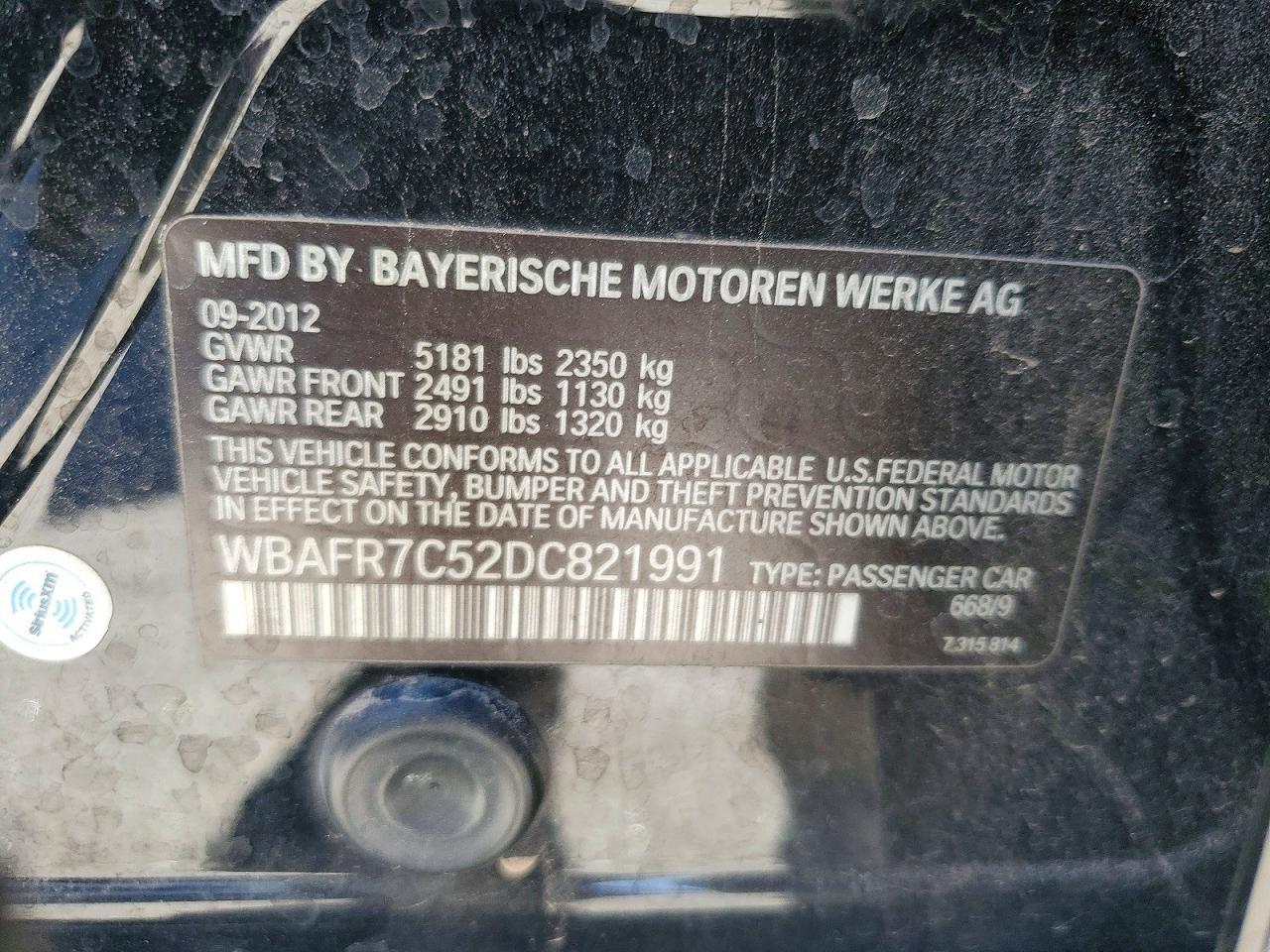 2013 BMW 535 I - zdjęcie 12