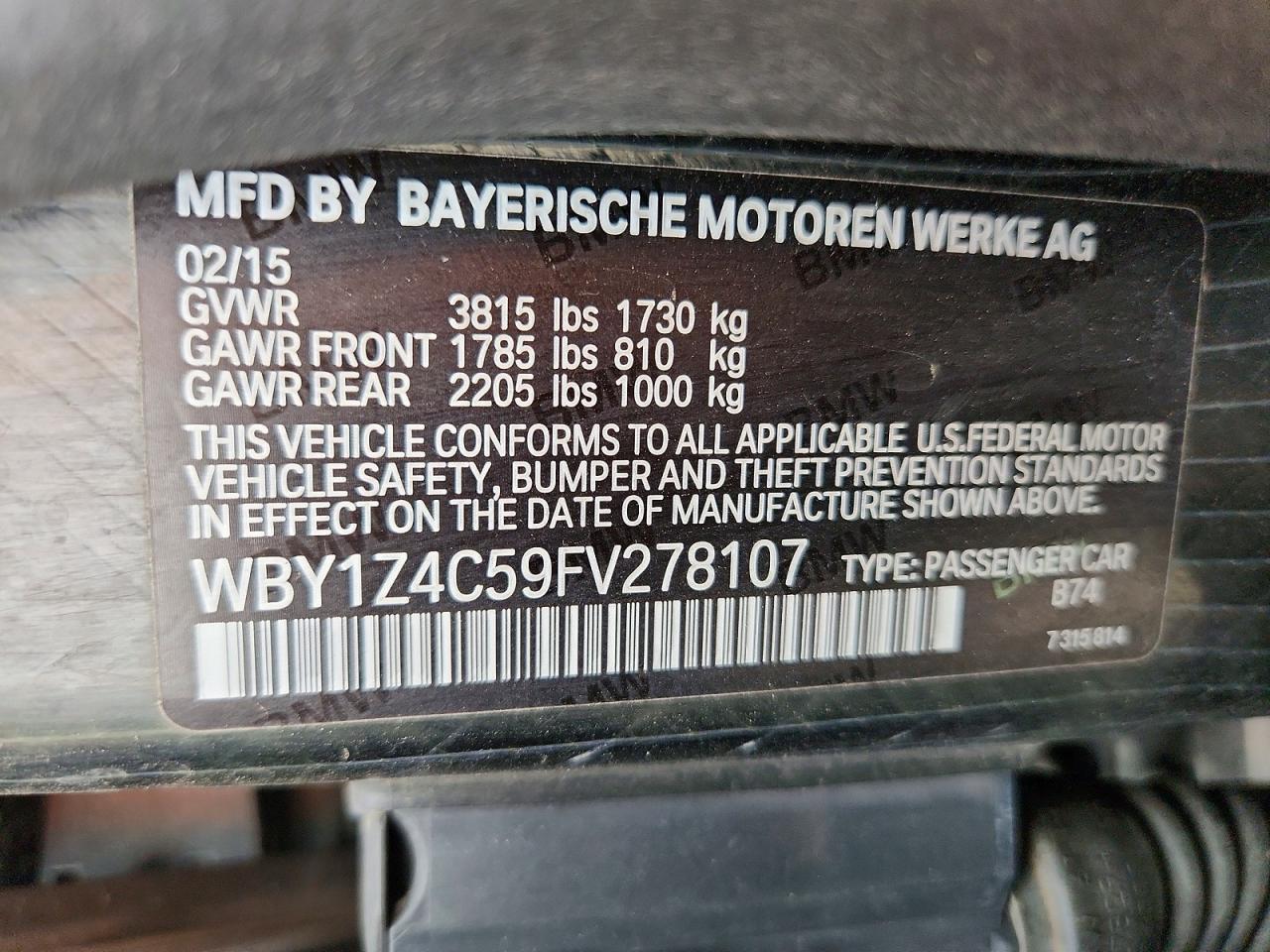 2015 BMW I3 Rex - zdjęcie 12