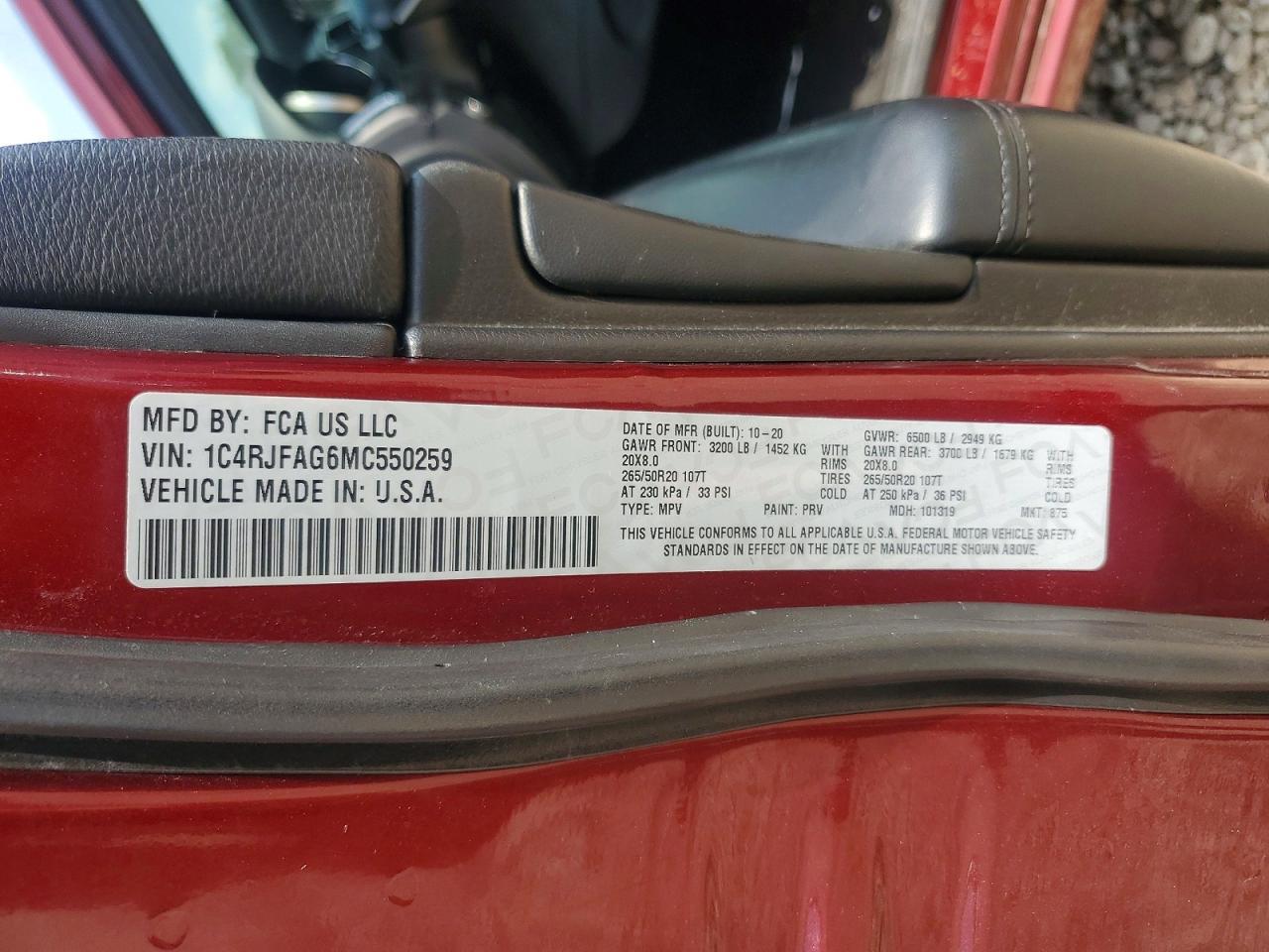 2021 Jeep Grand Cherokee Laredo - zdjęcie 13