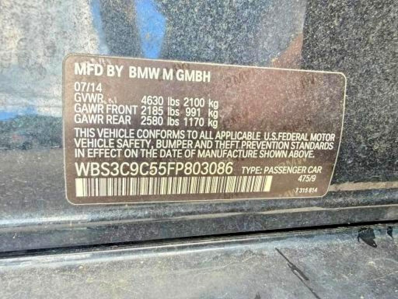 2015 BMW M3 - zdjęcie 14