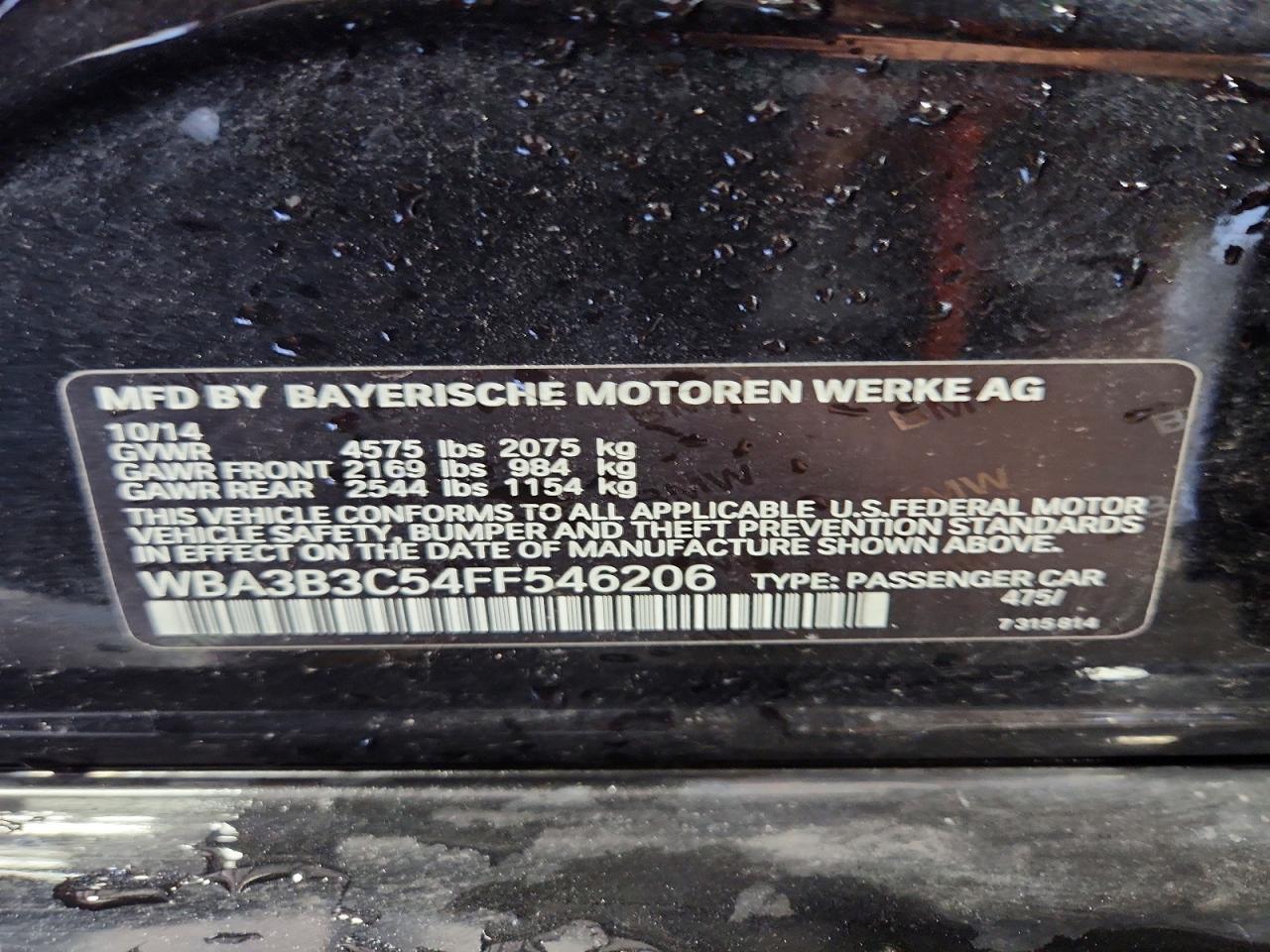 2015 BMW Seria 3 328i - zdjęcie 12