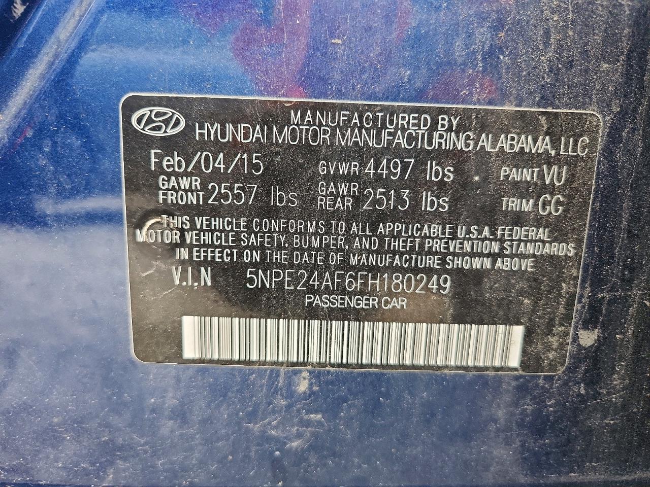 2015 Hyundai Sonata Se - zdjęcie 12