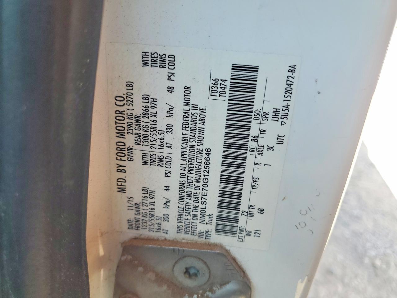 2016 Ford Transit Connect Xl - zdjęcie 13