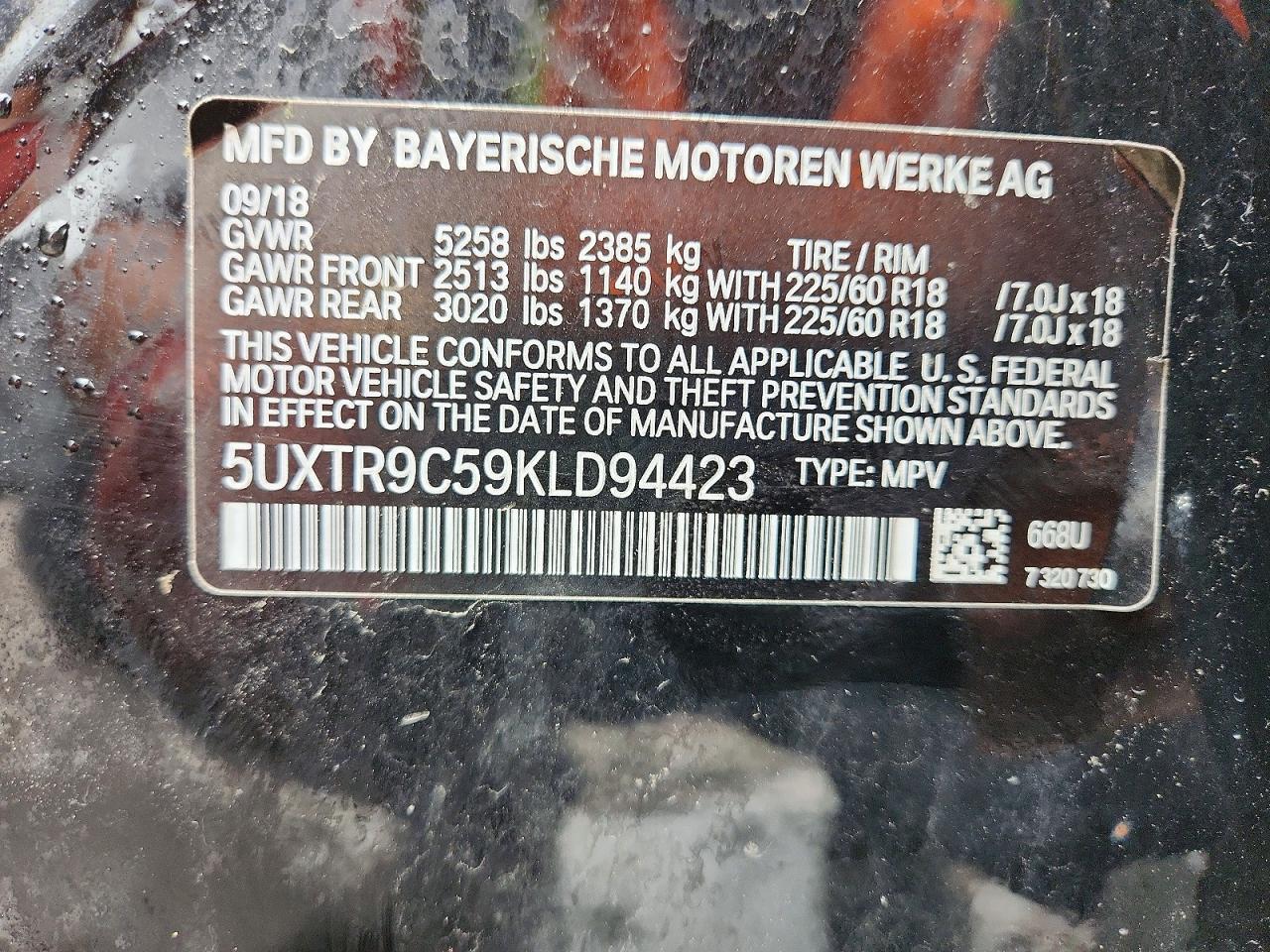 2019 BMW X3 xDrive30I - zdjęcie 13