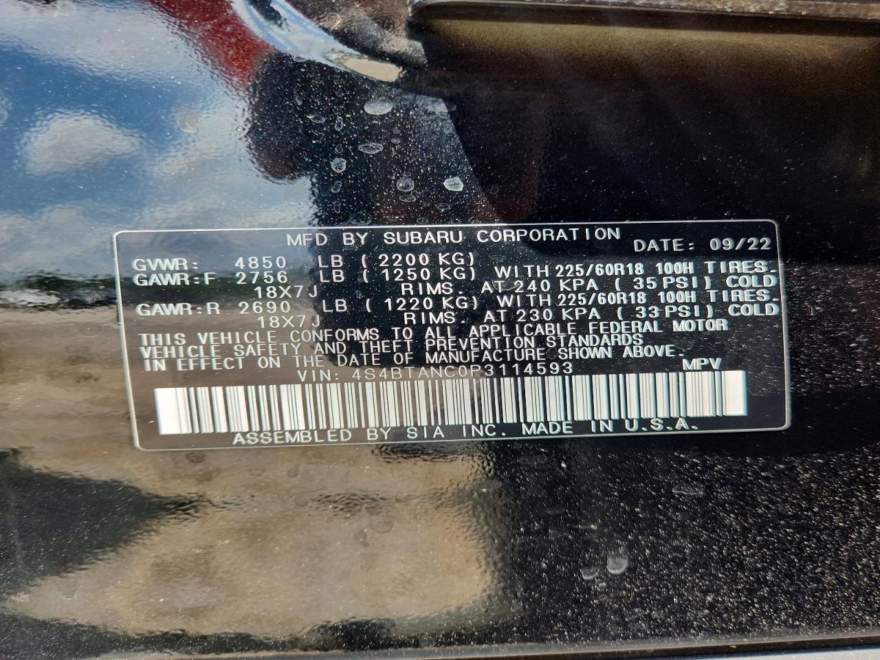 2023 Subaru Outback Limited - zdjęcie 13