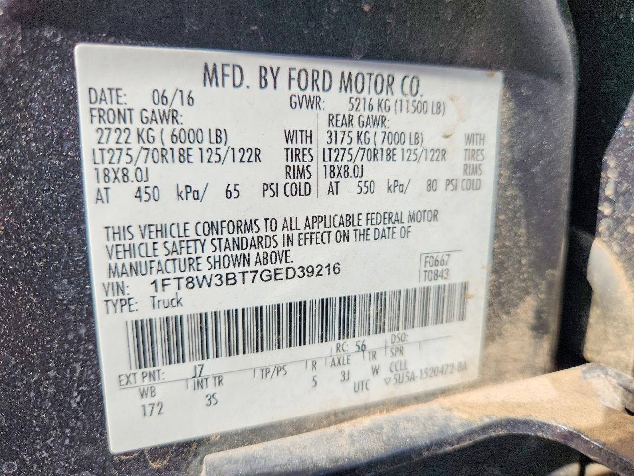 2016 Ford F350 Super Duty - zdjęcie 12