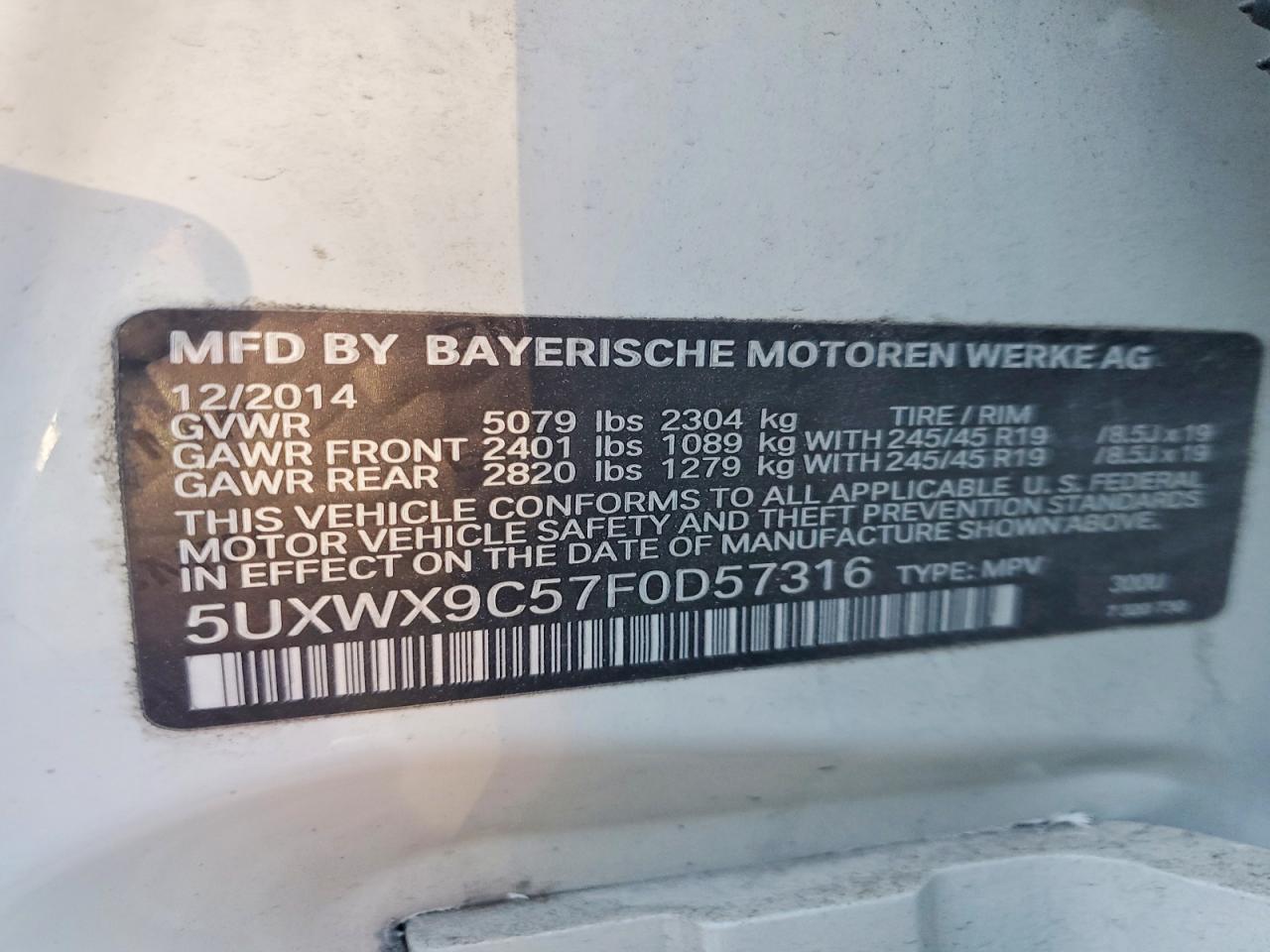 2015 BMW X3 xDrive28I - zdjęcie 13