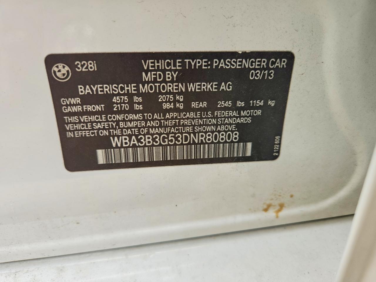 2013 BMW Seria 3 328i - zdjęcie 12