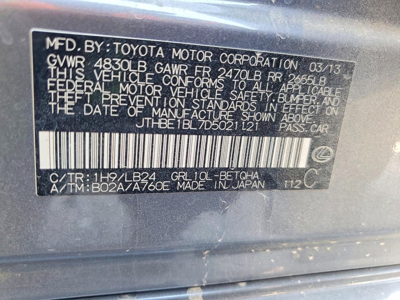 2013 Lexus Gs 350 - zdjęcie 13