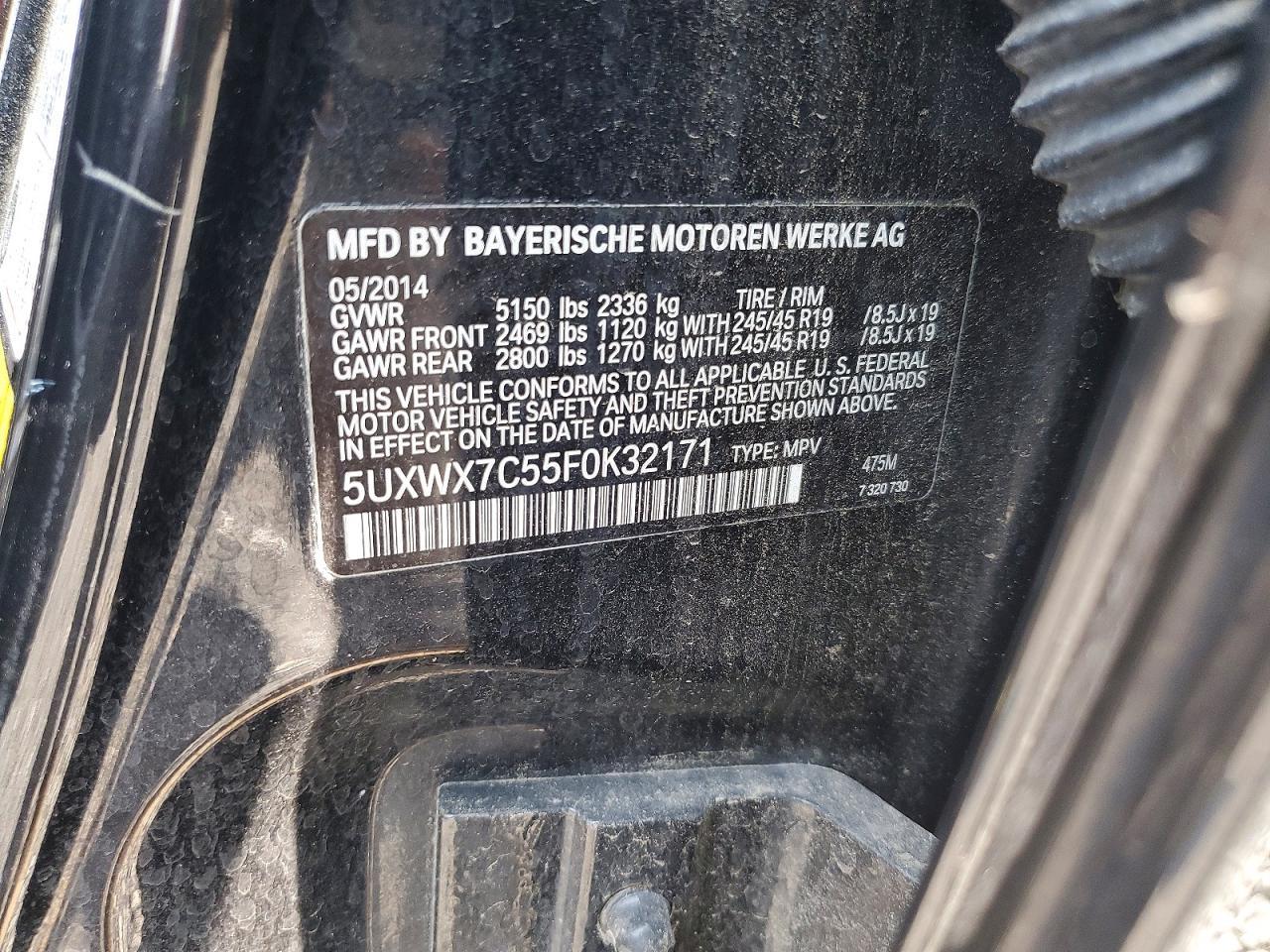 2015 BMW X3 xDrive35I - zdjęcie 13