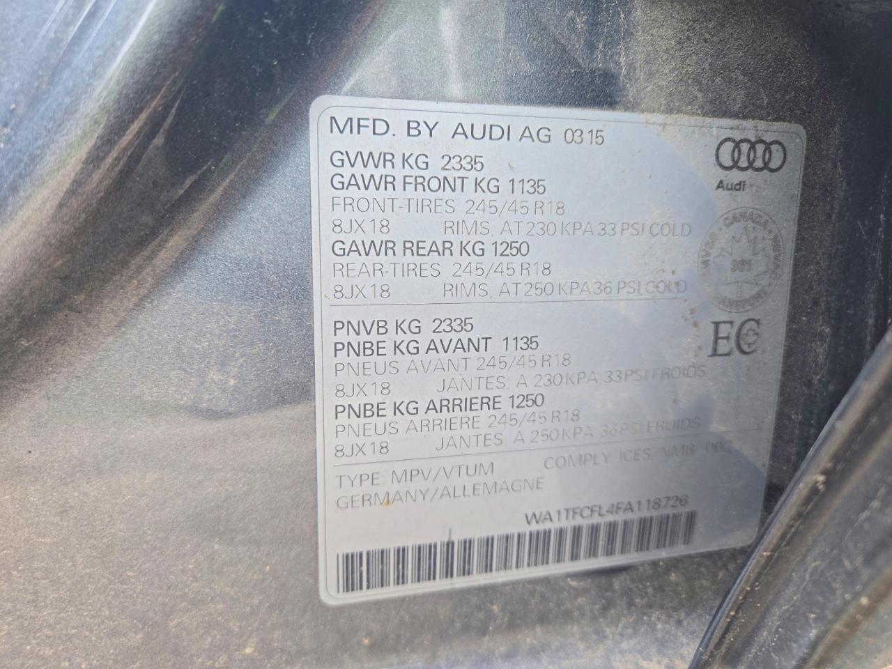 2015 Audi A4 Allroad Premium - zdjęcie 12