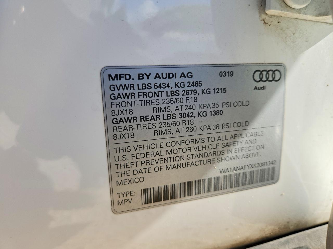 2019 Audi Q5 Premium - zdjęcie 14