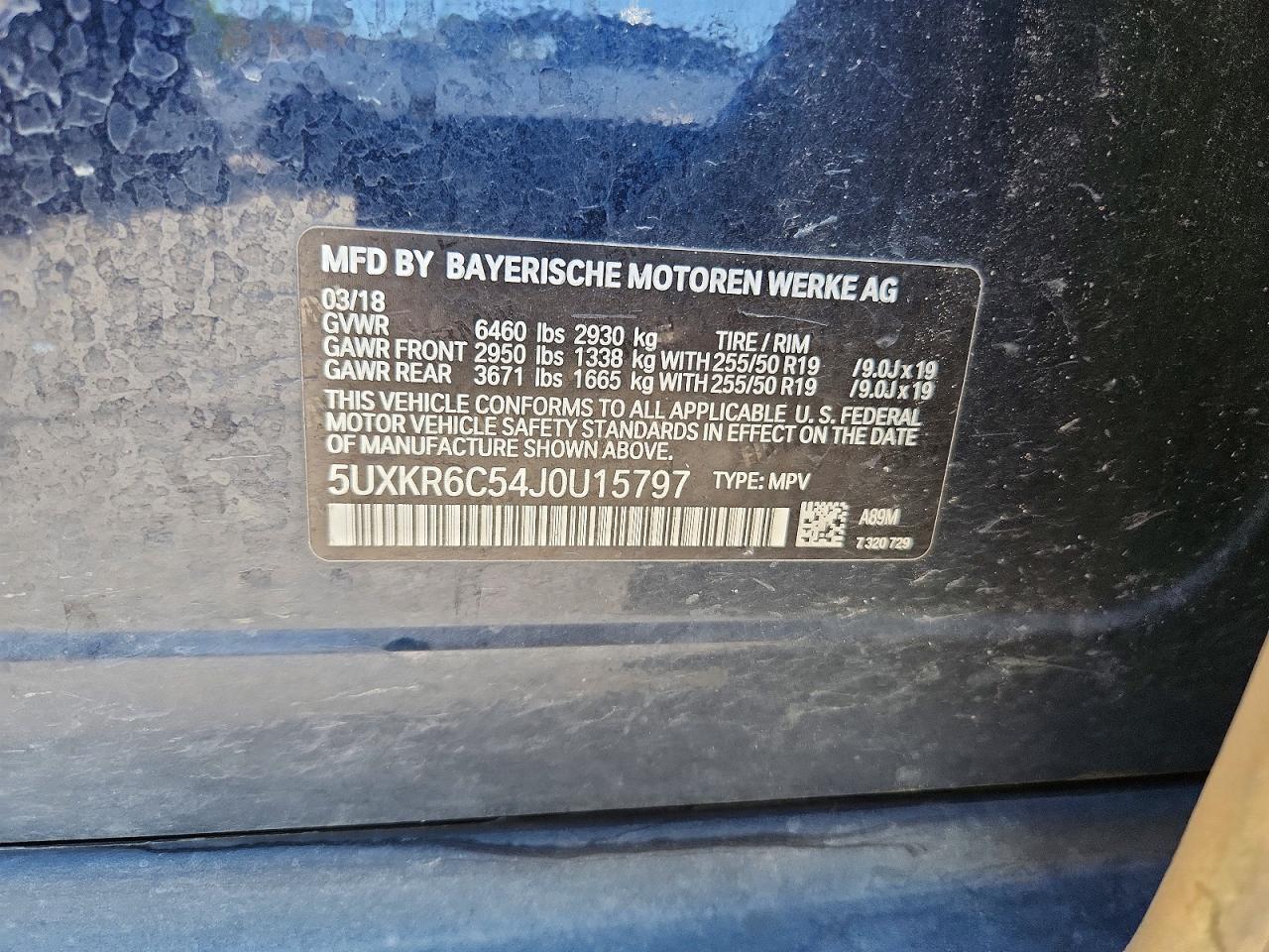 2018 BMW X5 xDrive50I - zdjęcie 14