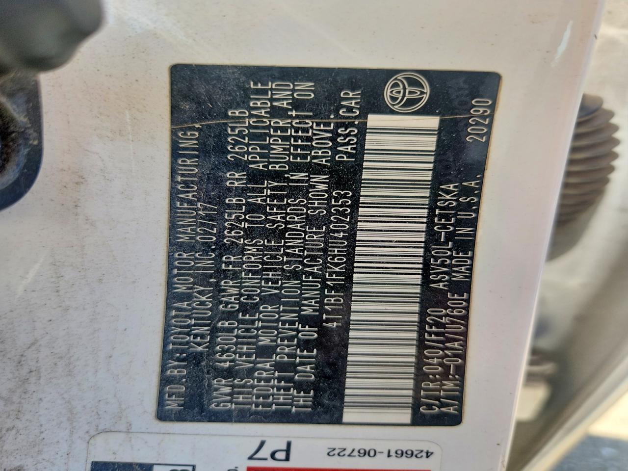 2017 Toyota Camry Se - zdjęcie 12
