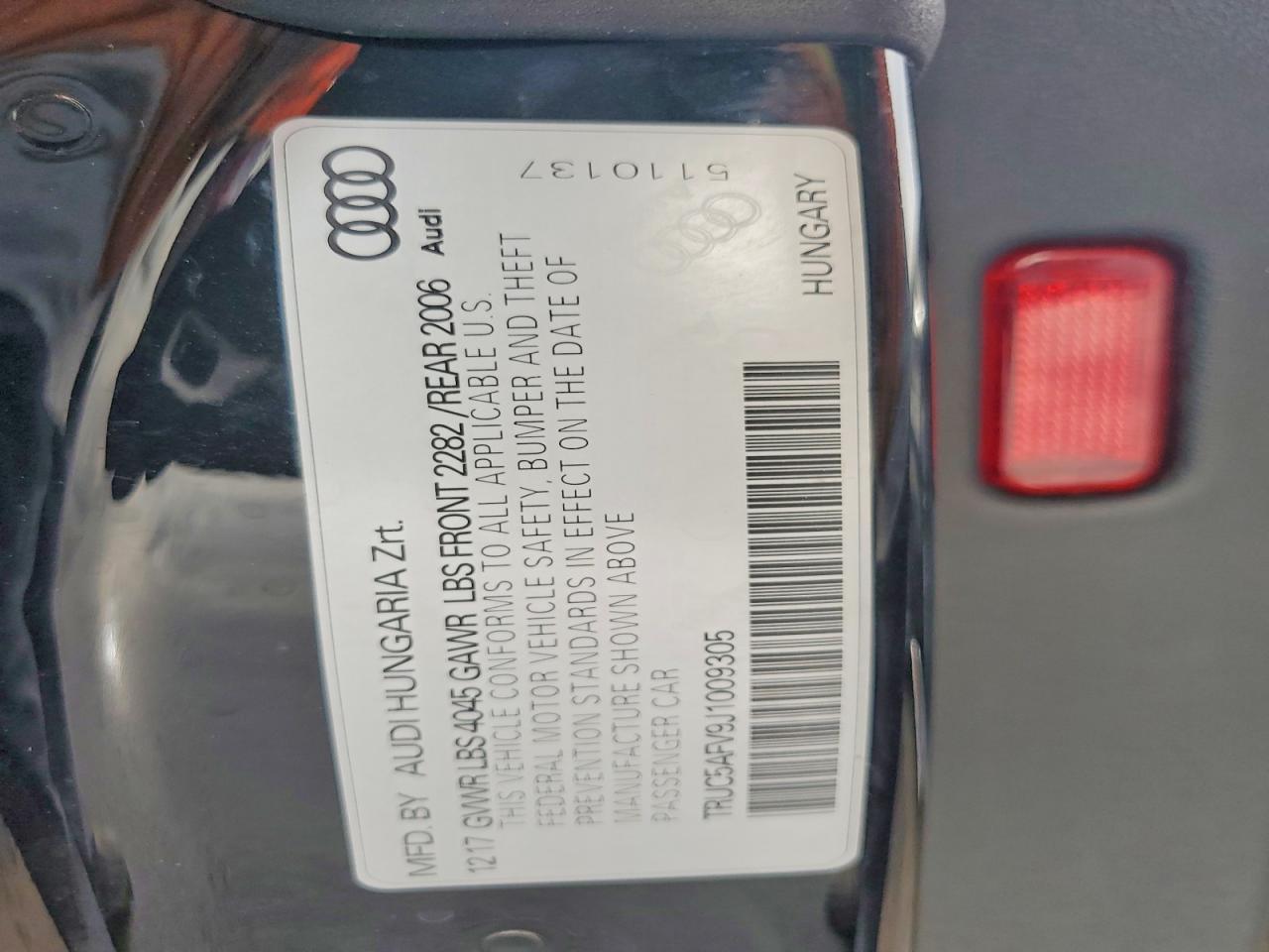 2018 Audi Tt Quattro - zdjęcie 13