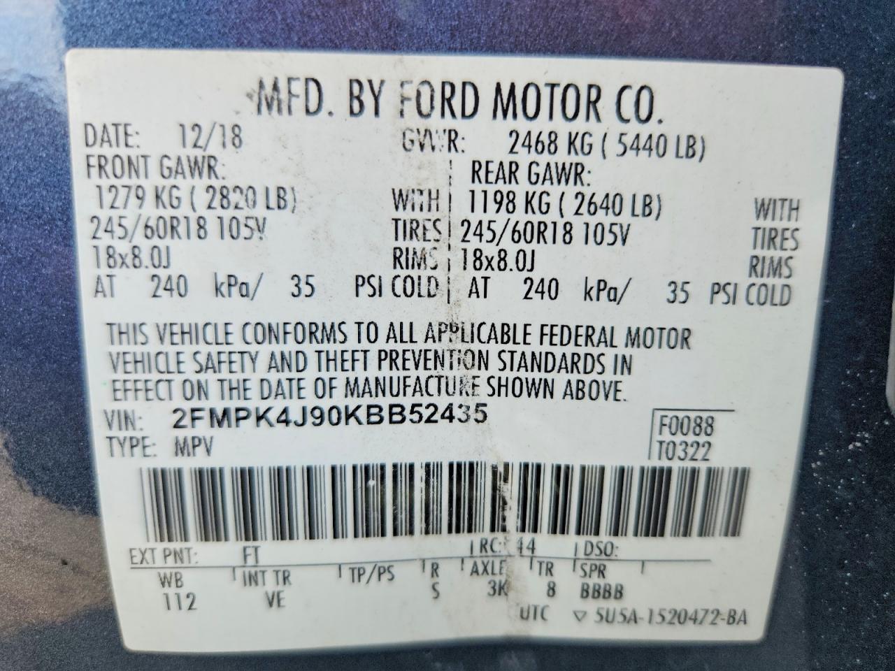 2019 Ford Edge Sel - zdjęcie 13