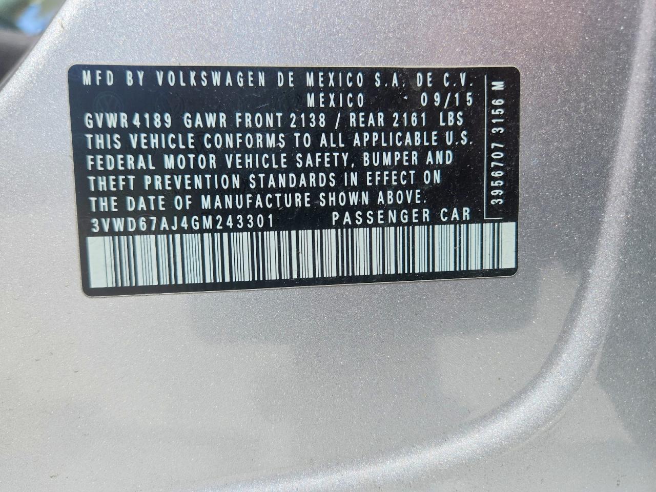 2016 Volkswagen Jetta Se - zdjęcie 12