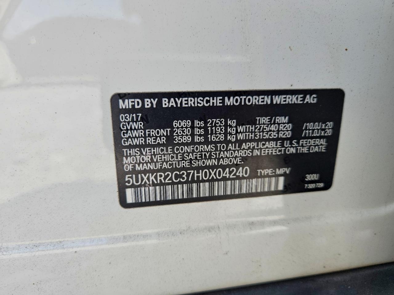 2017 BMW X5 Sdrive35I - zdjęcie 13