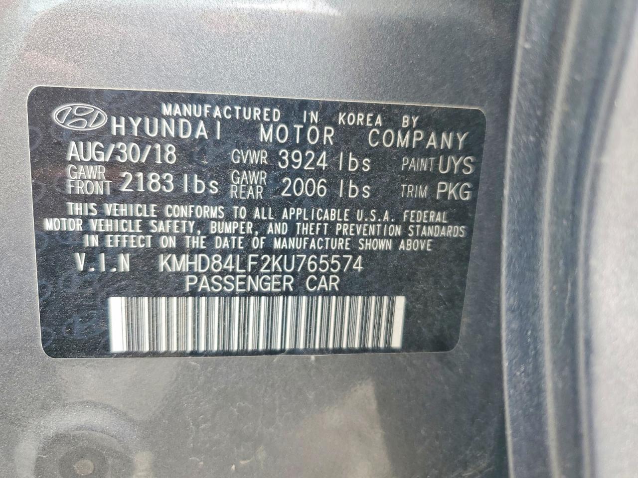2019 Hyundai Elantra Sel - zdjęcie 12