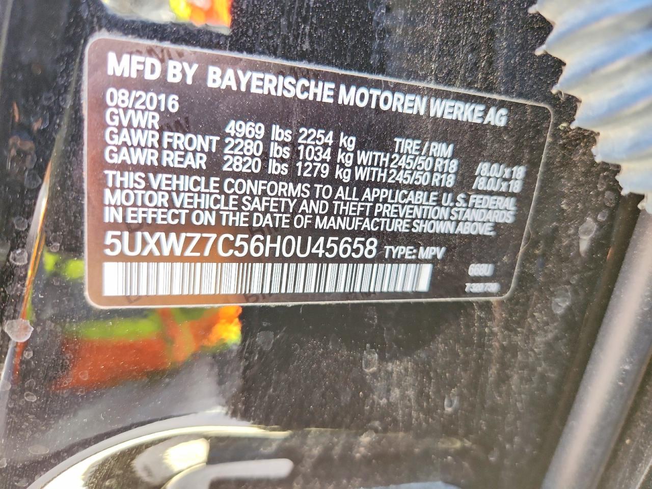2017 BMW X3 Sdrive28I - zdjęcie 14