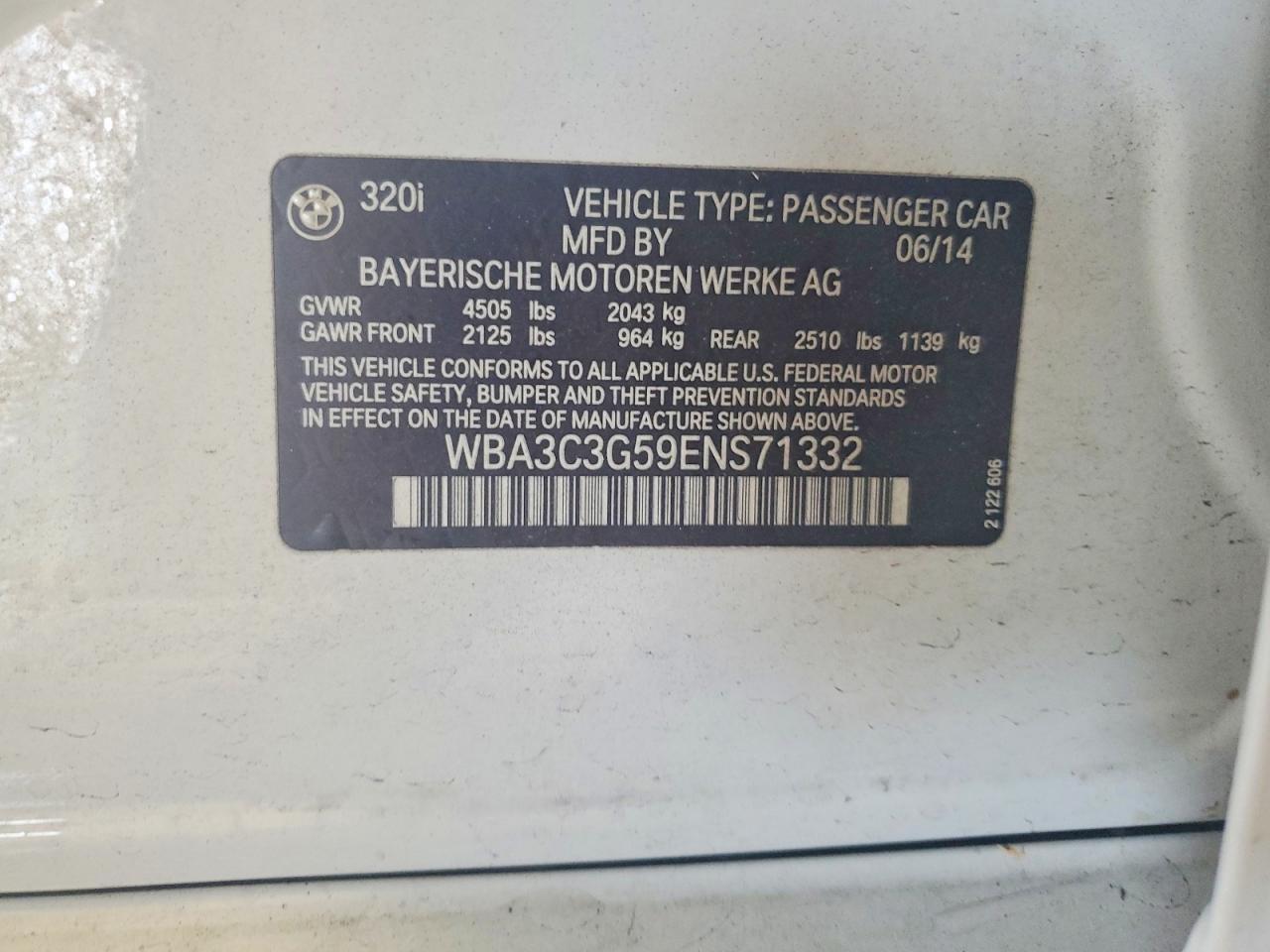 2014 BMW 320 I xDrive - zdjęcie 12