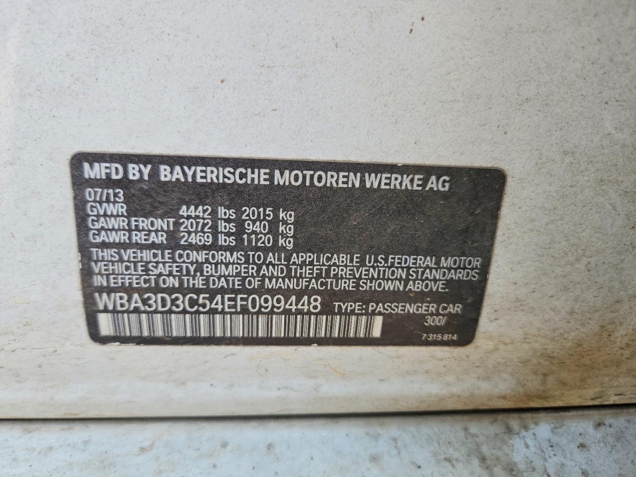 2014 BMW 328 D - zdjęcie 12