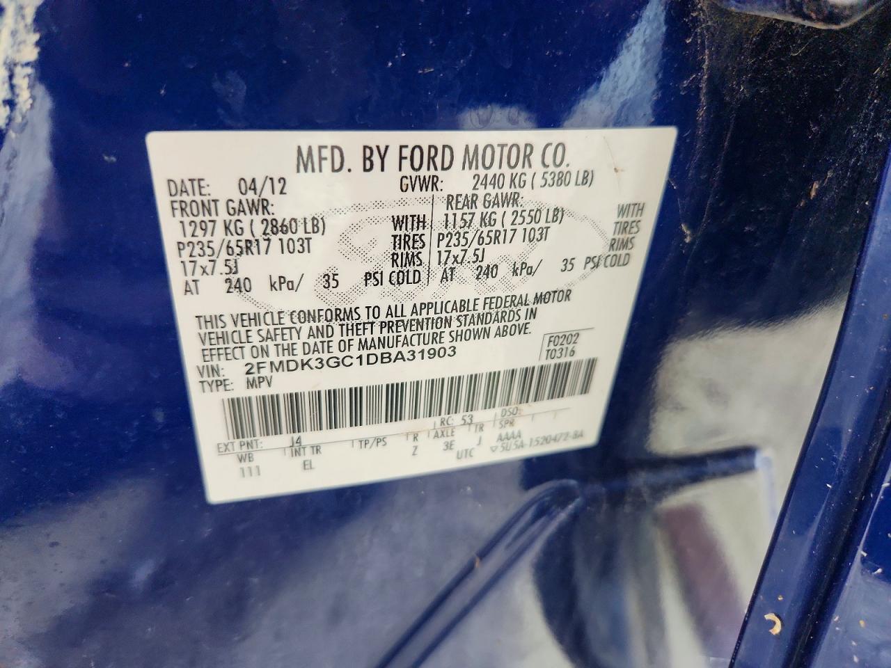 2013 Ford Edge Se - zdjęcie 13