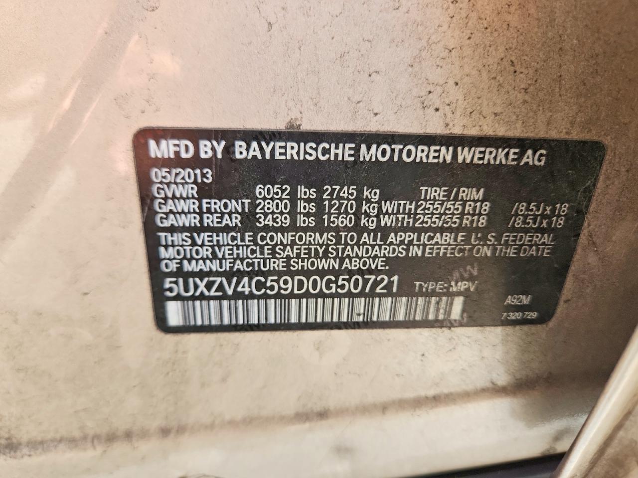 2013 BMW X5 xDrive35I - zdjęcie 13