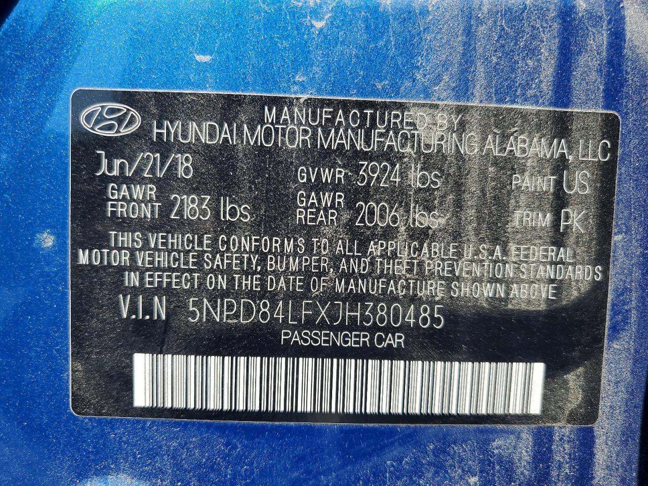 2018 Hyundai Elantra Sel - zdjęcie 12