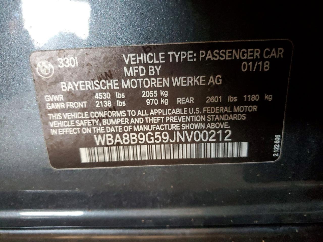 2018 BMW 330 I - zdjęcie 12