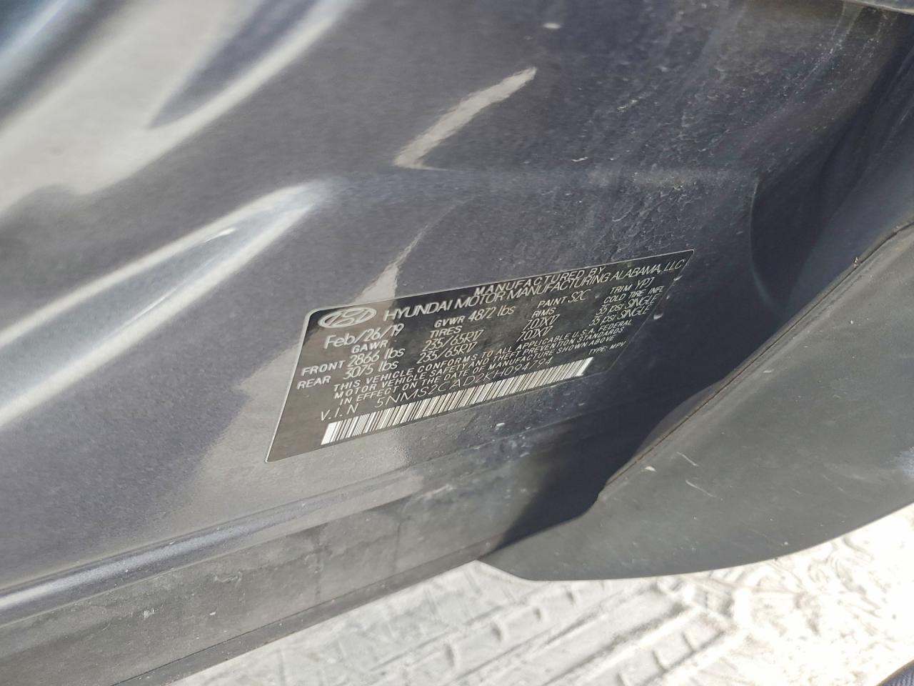 2019 Hyundai Santa Fe Se - zdjęcie 13