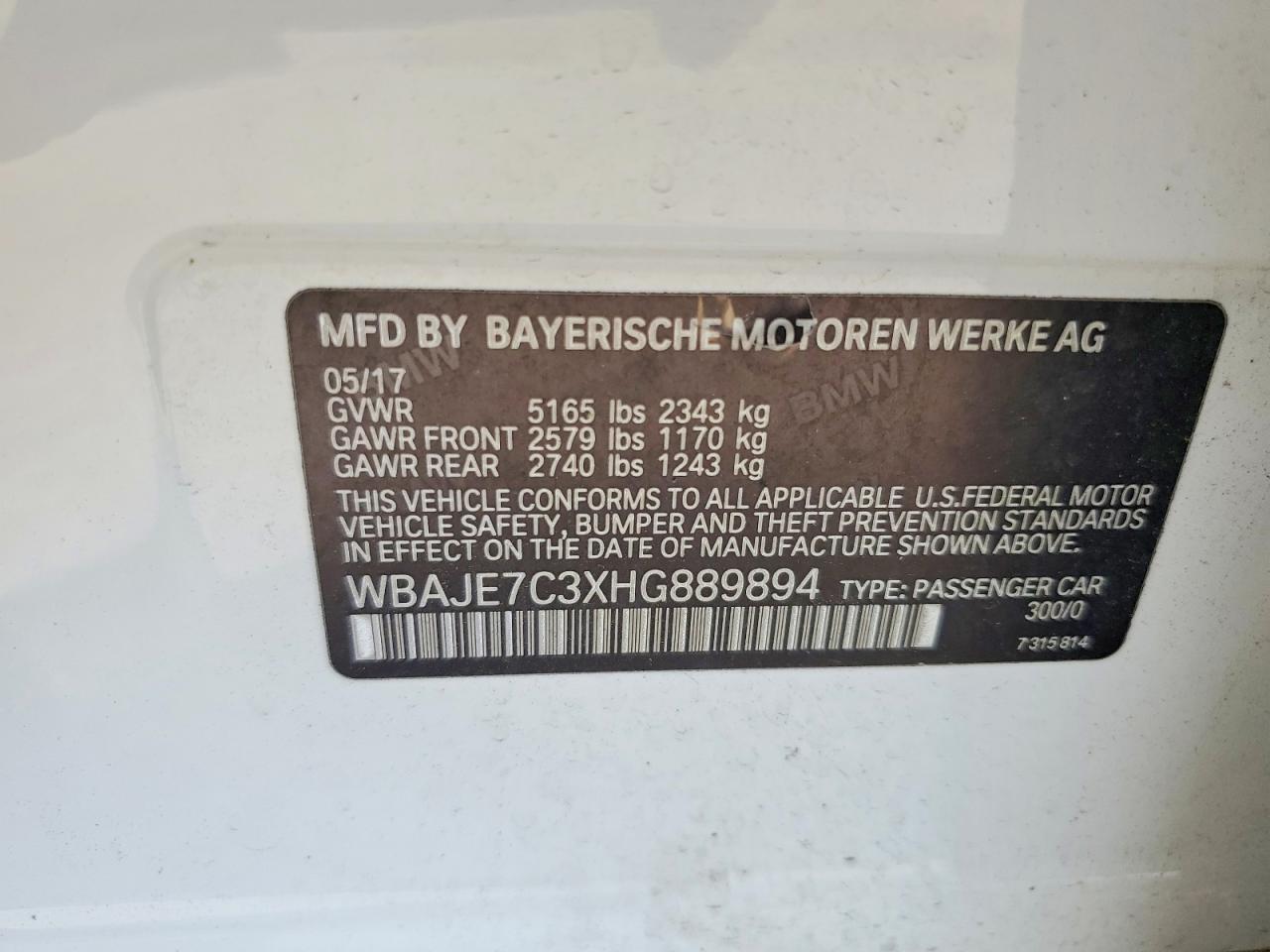 2017 BMW 540 Xi - zdjęcie 12