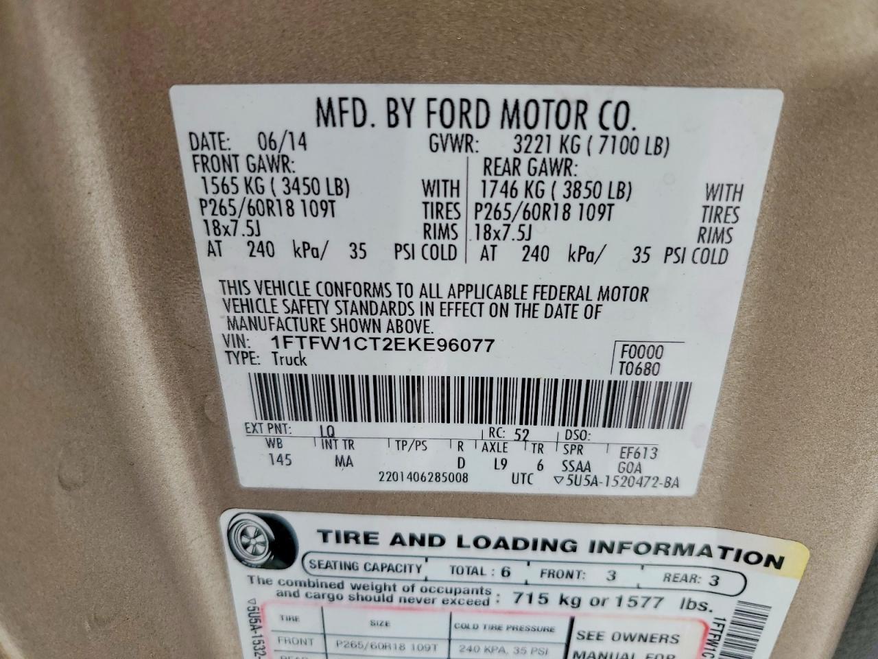 2014 Ford F150 Supercrew - zdjęcie 12