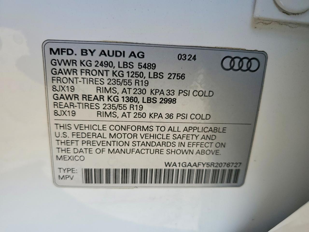 2024 Audi Q5 Premium - zdjęcie 13