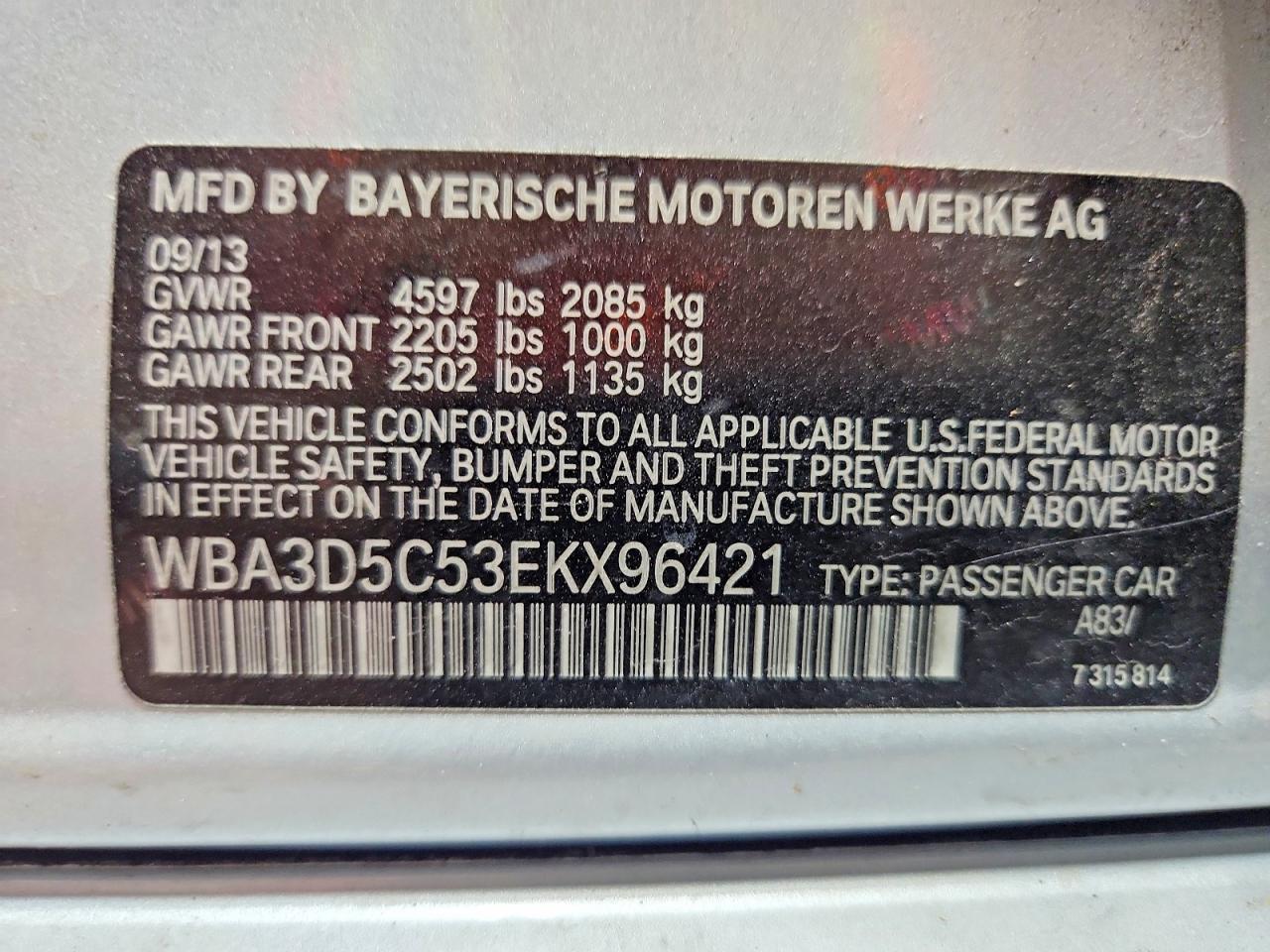 2014 BMW 328 D xDrive - zdjęcie 13