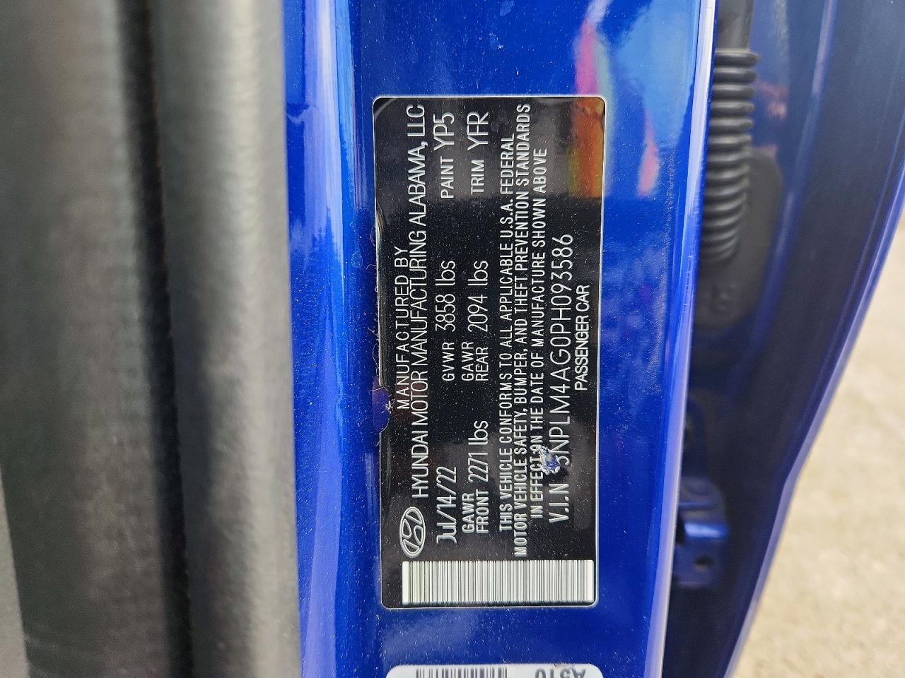 2023 Hyundai Elantra Sel - zdjęcie 12