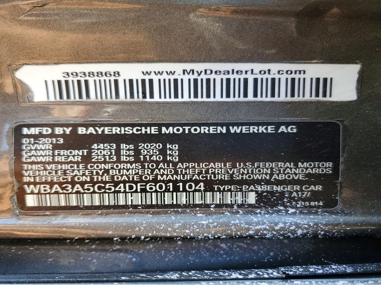 2013 BMW 328 I - zdjęcie 12