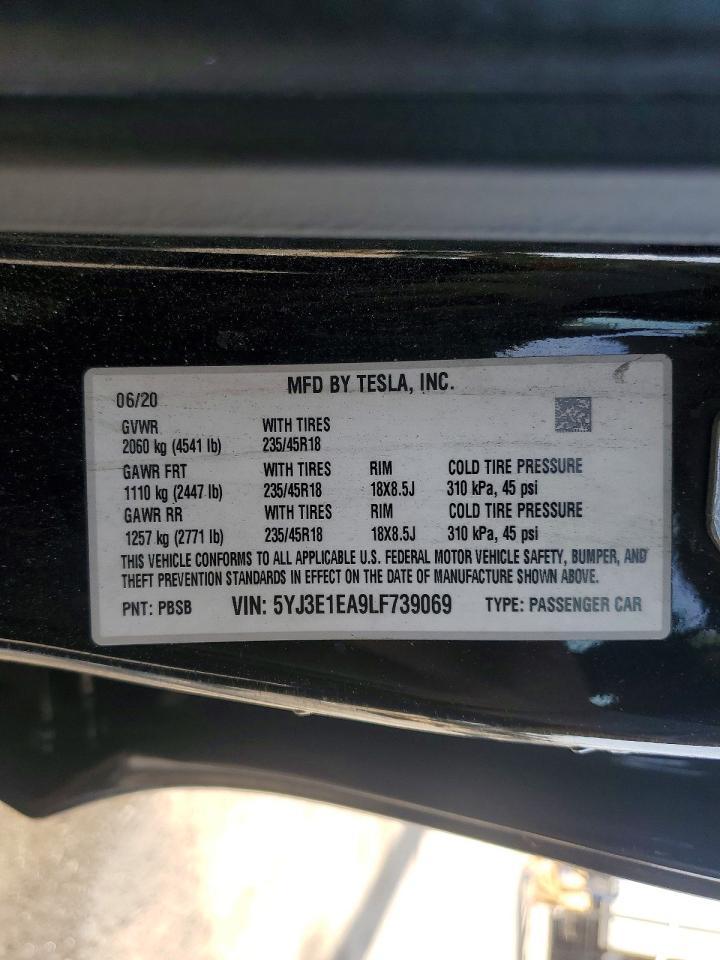 2020 Tesla Model 3 - zdjęcie 12