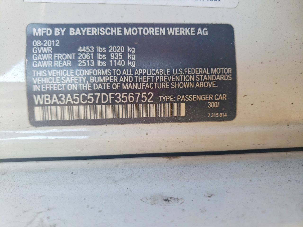 2013 BMW 328 I - zdjęcie 13
