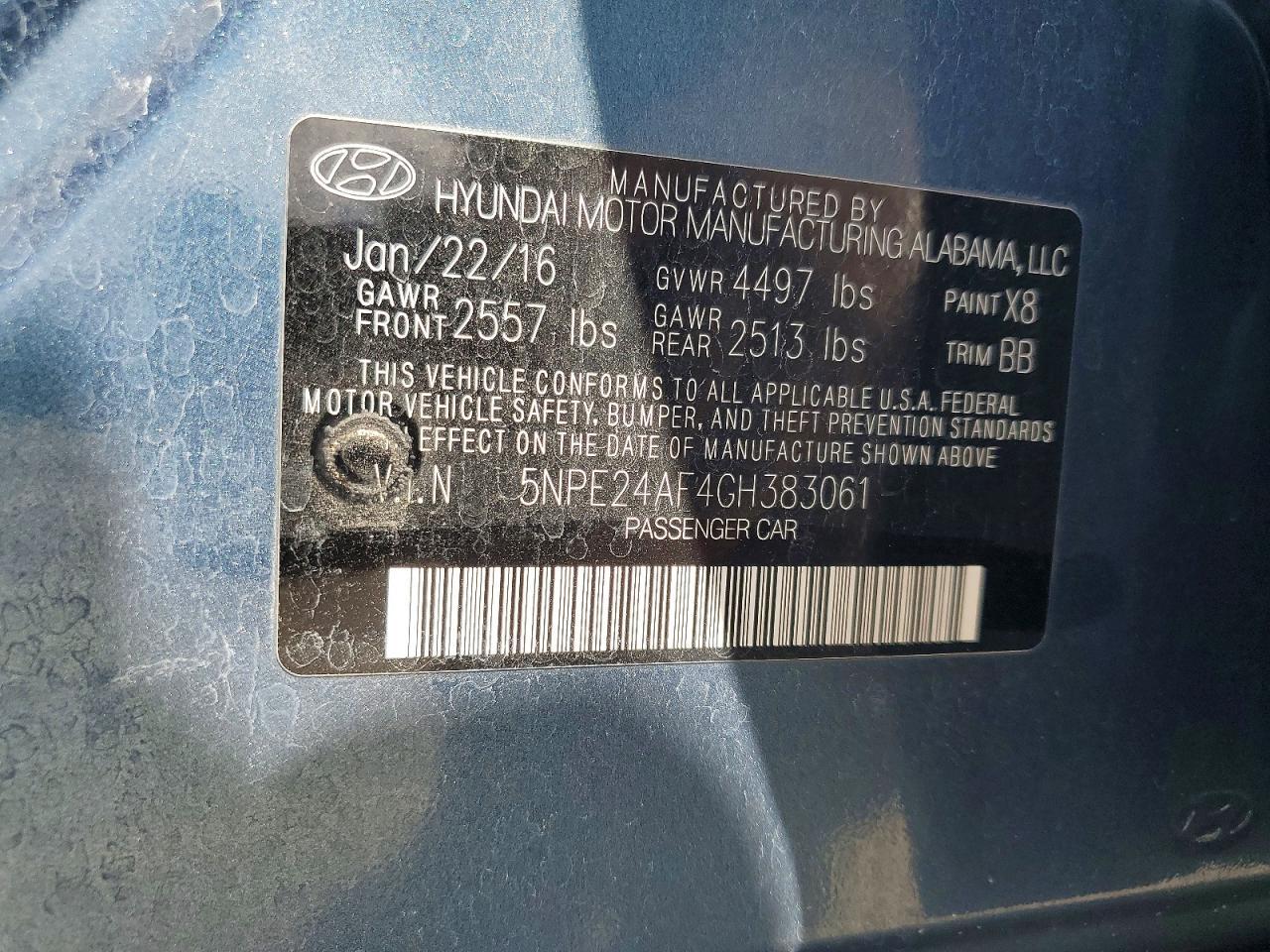 2016 Hyundai Sonata Se - zdjęcie 12