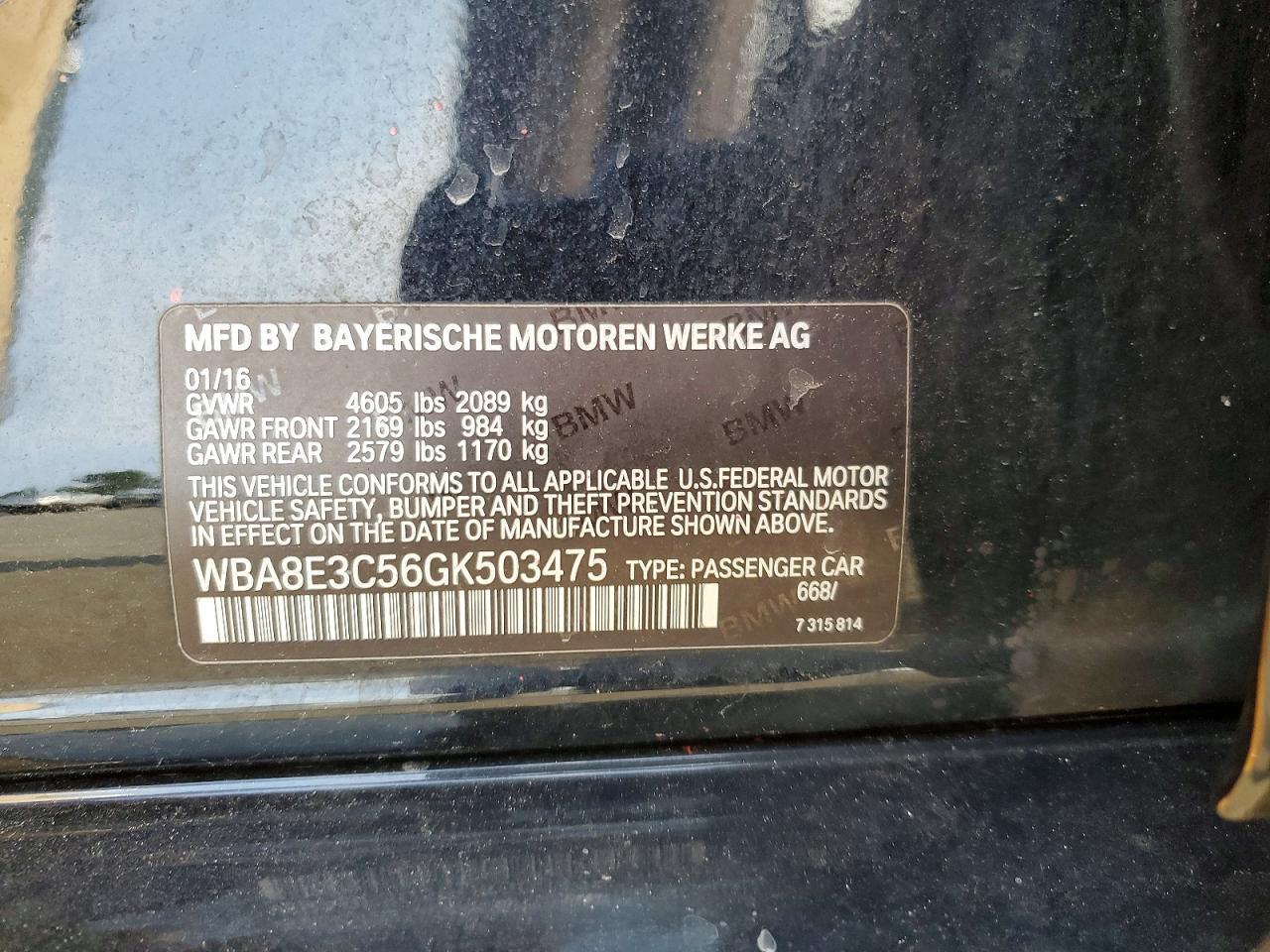 2016 BMW Seria 3 328i - zdjęcie 13