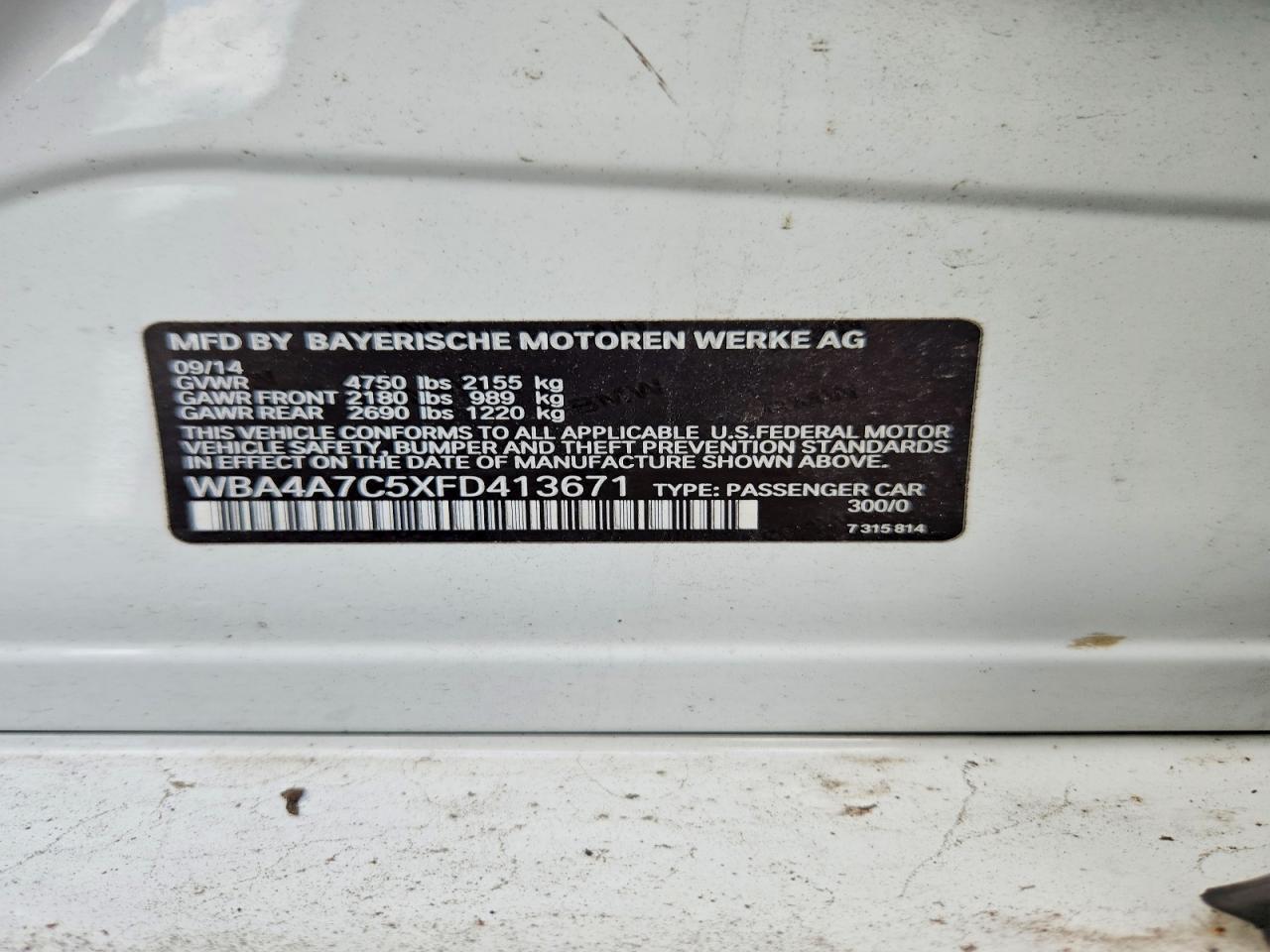 2015 BMW Seria 4 428i - zdjęcie 12