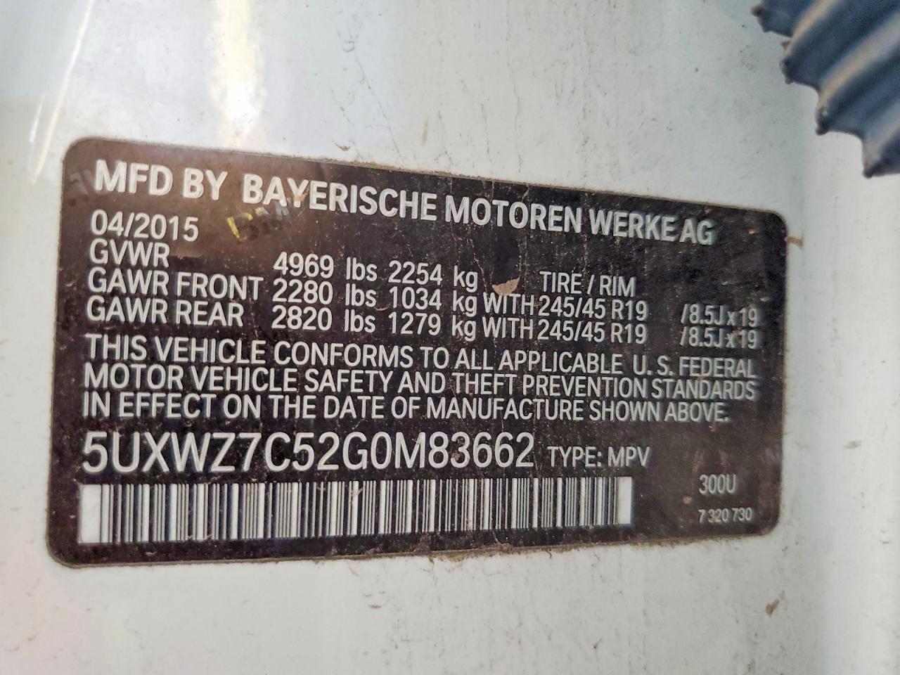 2016 BMW X3 Sdrive28I - zdjęcie 12
